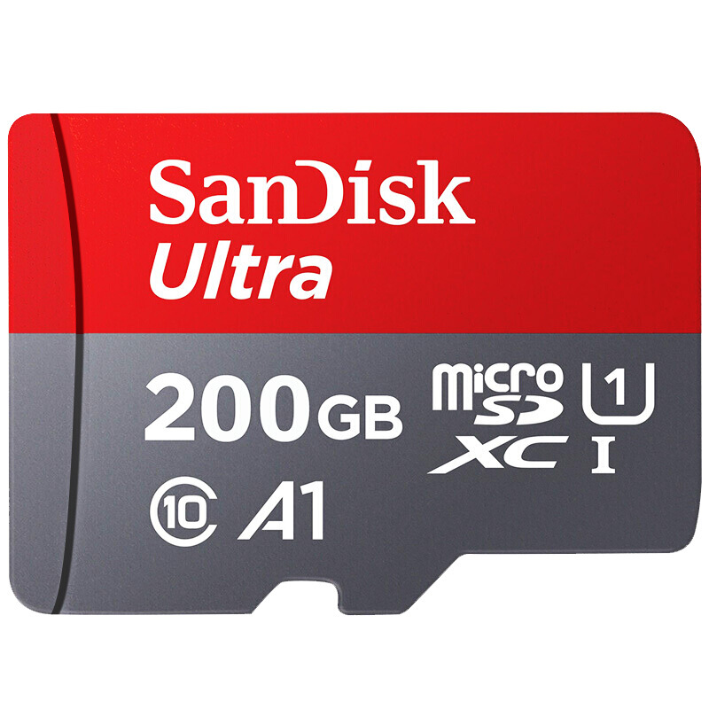 閃迪（SanDisk） A1 讀速100MB/s 至尊高速移動MicroSDHC UHS-I存儲卡 TF卡 (200GB) _http://bzsa.cn/img/sp/322/b8edba84-f632-4544-96d5-97f9a05927aa.jpg
