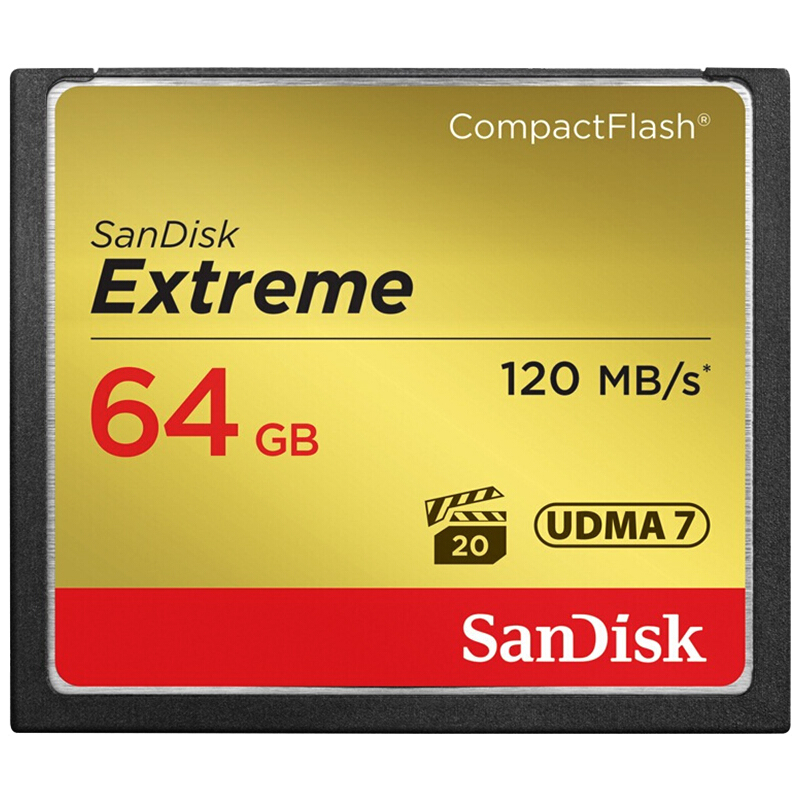 閃迪（SanDisk） 64GB 至尊極速CompactFlash存儲卡 UDMA7 CF卡