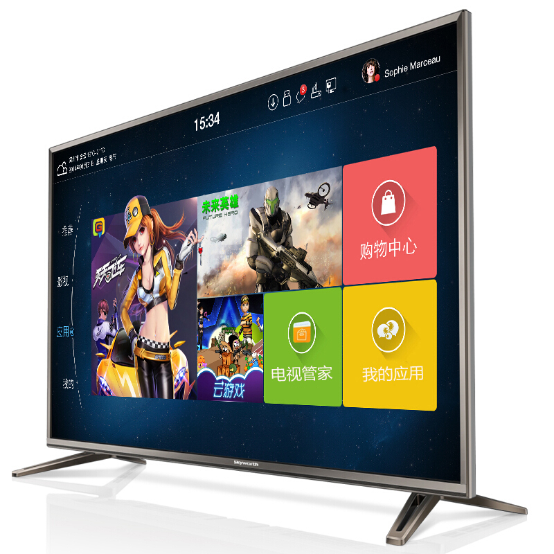創(chuàng)維（Skyworth） 43E600E 10核超薄窄邊4K超高清液晶電視機 43英寸/金灰色（吊裝）_http://bzsa.cn/img/sp/332/56088634-8d4b-4785-8d59-299fa47c79ee.jpg