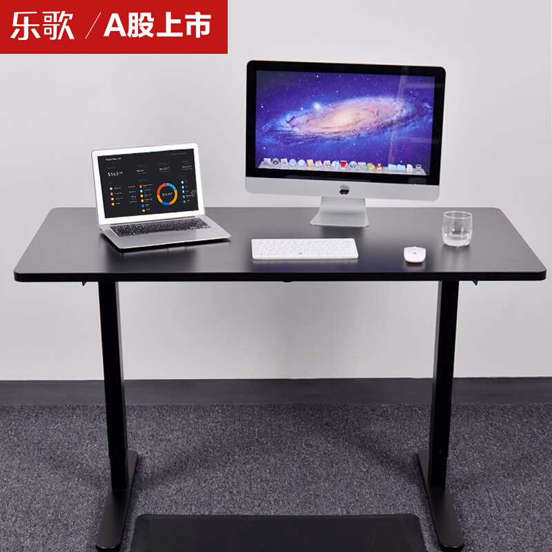 樂(lè)歌（Loctek） E1D 站立辦公電動(dòng)升降桌套裝 (雅黑/方型1400x700mm) _http://bzsa.cn/img/sp/361/86fca60e-abd4-47be-a77c-84dcff9ecd3d.jpg