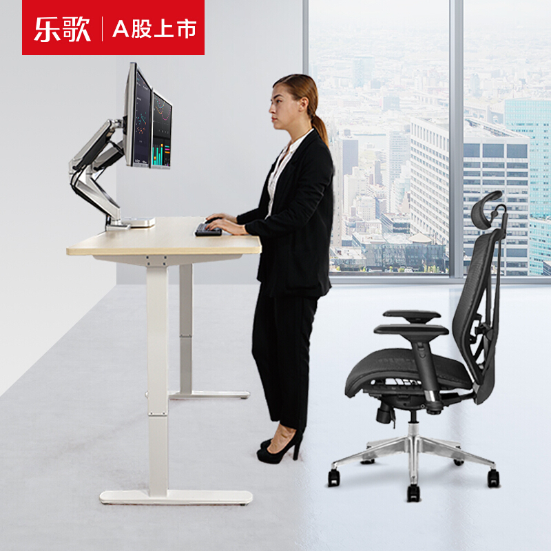 樂歌（Loctek） E1D 站立辦公電動升降桌套裝 (白色桌架/原木色桌板/方形1800x800mm) _http://bzsa.cn/img/sp/361/d1a9edbd-33b4-45f8-9a43-71192e4ea827.jpg