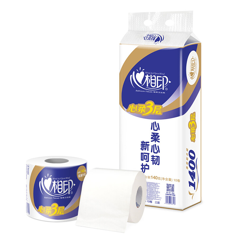 心相印（Mind Act Upon Mind） BT910 3層空芯卷紙衛(wèi)生紙140g*10卷_http://bzsa.cn/img/sp/382/400c948b-09fc-42bb-b067-8f6e0a1249f2.jpg