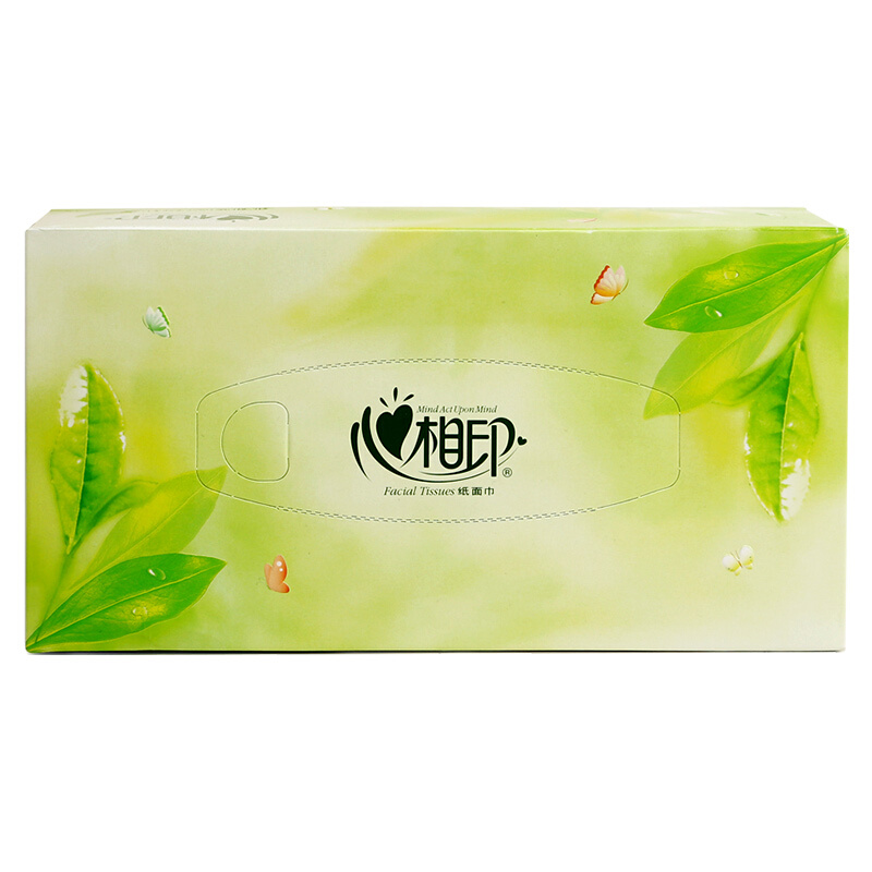 心相印（Mind Act Upon Mind） H200 茶語系列盒裝抽紙面巾紙餐巾紙200抽*2層*3盒_http://bzsa.cn/img/sp/383/8ec6c284-88e9-4700-99c7-5d953894ffcc.jpg