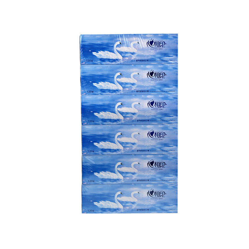 心相印（Mind Act Upon Mind） K120 天鵝系列盒裝抽紙面巾紙餐巾紙2層*120抽*6盒_http://bzsa.cn/img/sp/383/fa277e84-e810-4817-bbfb-25011b25f936.jpg