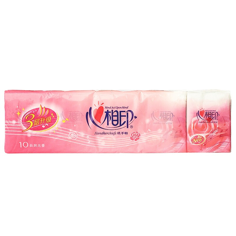 心相印（Mind Act Upon Mind） C910 無香面巾紙餐巾紙手帕紙10包/條_http://bzsa.cn/img/sp/387/df12ce0e-278a-48b9-b6f7-d66dcc7414cb.jpg