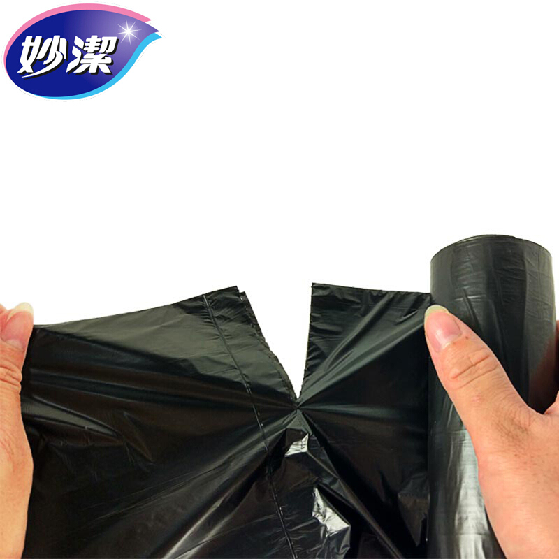 妙潔（MIAOJIE） 小(S)黑色 點(diǎn)斷式垃圾袋 40*45cm_http://bzsa.cn/img/sp/392/adaa5715-69c3-4953-bb5b-e95372b31eeb.jpg