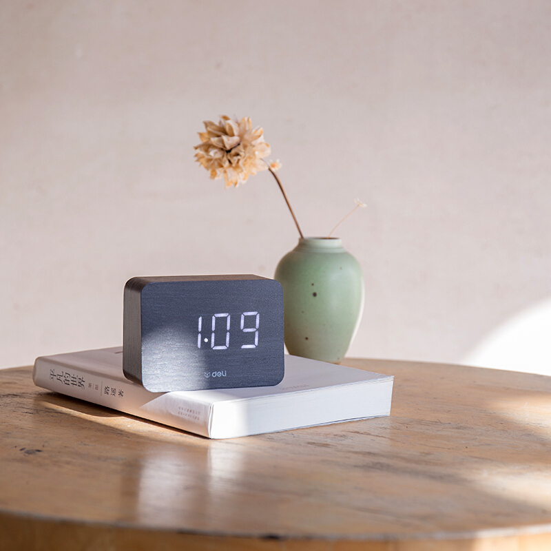 得力（deli） 8814 多功能電子鐘 100*42*70mm (黑色) _http://bzsa.cn/img/sp/419/45d60066-3333-423f-88b1-ea75dd94c7d0.jpg