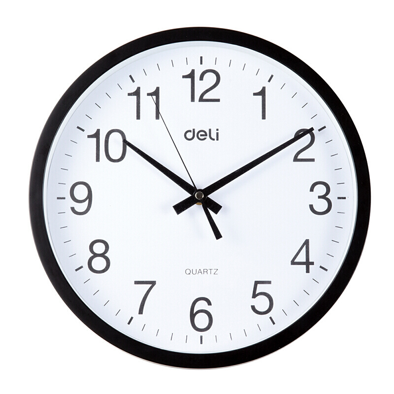 得力（deli） 9006 掛鐘 (只)37CM（14.5寸） (黑色) _http://bzsa.cn/img/sp/419/9ac30446-137a-43bd-8d19-f4d2890c2cc7.jpg