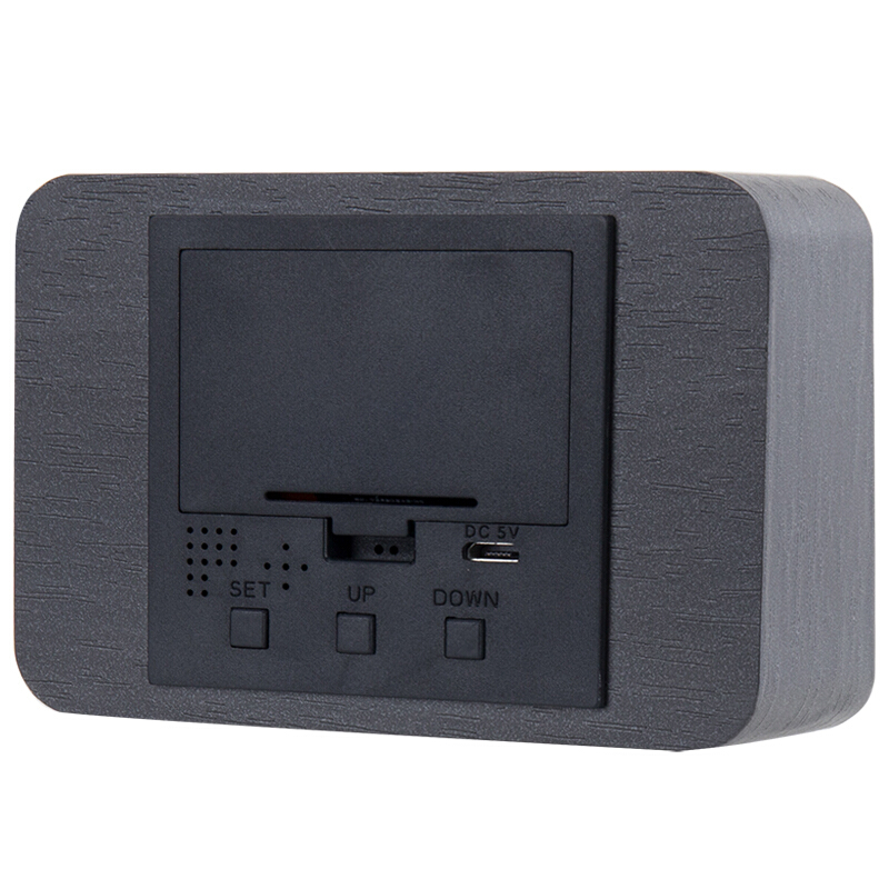 得力（deli） 8814 多功能電子鐘 100*42*70mm (黑色) _http://bzsa.cn/img/sp/419/af440890-e443-445f-a810-13ee6c15dd1d.jpg