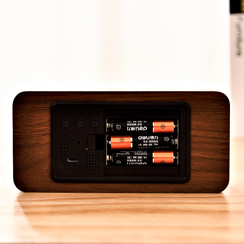得力（deli） 8815 多功能電子鐘 150*42*70mm (黑色) _http://bzsa.cn/img/sp/419/c612c842-9ac7-44fb-97a5-966751a92f72.jpg