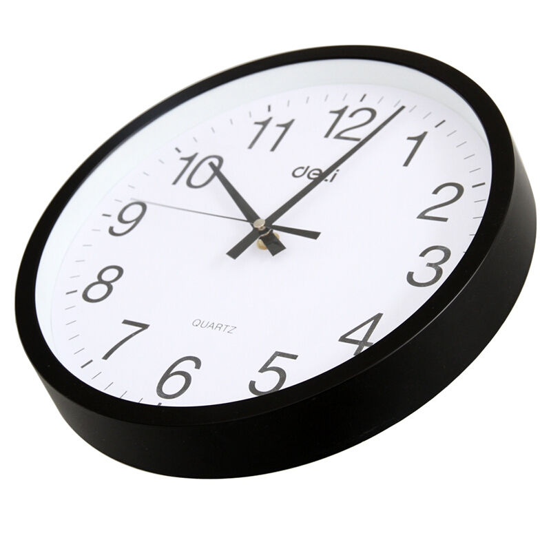 得力（deli） 9005 掛鐘 (只)30cm（12寸） (黑色) _http://bzsa.cn/img/sp/419/d37684fe-a5be-4232-a7d2-720e7c5bbb3b.jpg