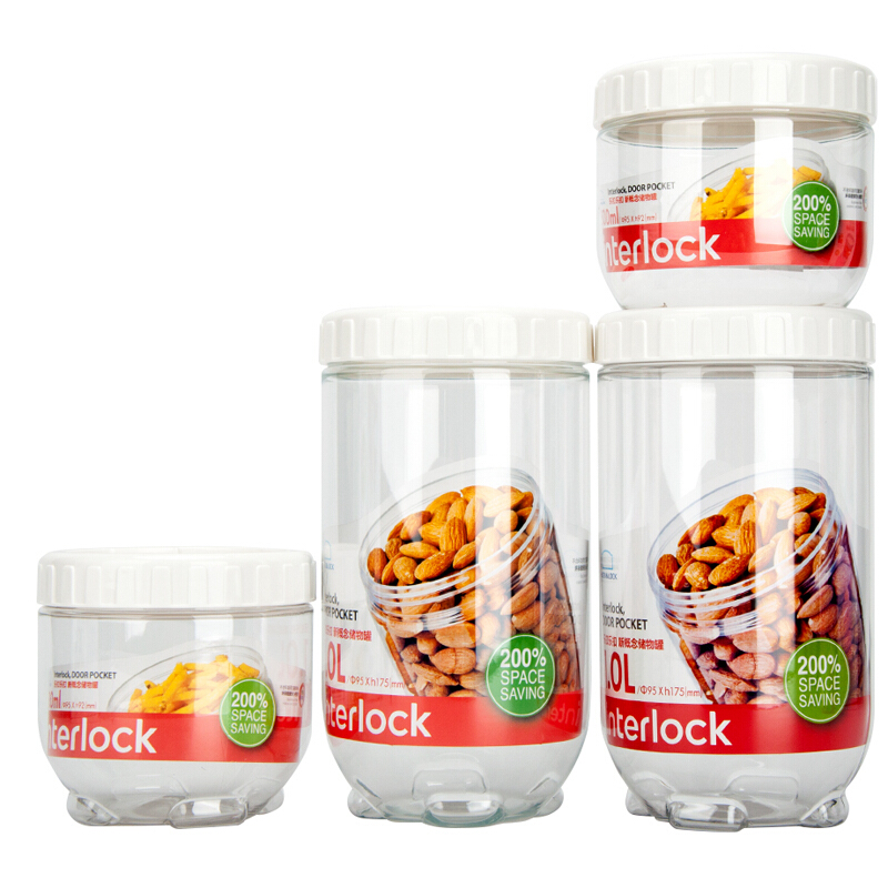 樂扣樂扣（locklock） INL301S001 儲(chǔ)物罐 冰箱側(cè)門塑料收納罐 (4件套) _http://bzsa.cn/img/sp/436/863fdb06-18f0-47cb-b78a-25bc35eaa998.jpg