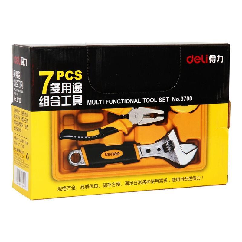 得力（deli） 3700 多功能組合家用工具箱/工具套裝 7件套_http://bzsa.cn/img/sp/451/613444ed-70ea-4385-a762-bbf3e5ebff5d.jpg