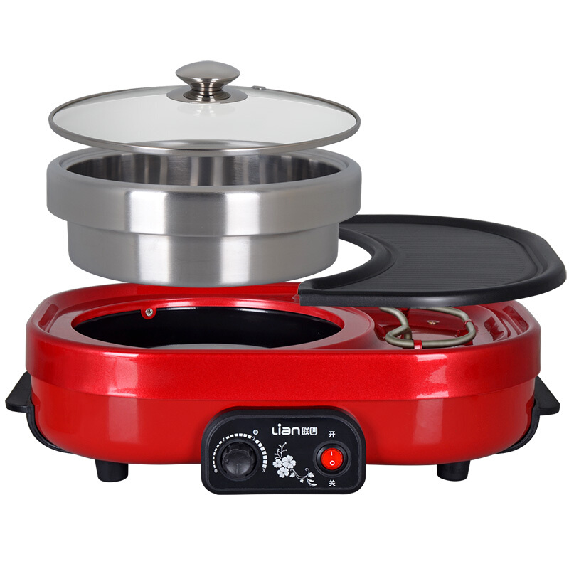 聯(lián)創(chuàng)（Lianc） DF-BL8008M 家用多功能一體無(wú)煙電烤盤烤涮一體鍋 4L_http://bzsa.cn/img/sp/524/33255e8e-fd4c-4250-a56b-f9e35b99dd62.jpg