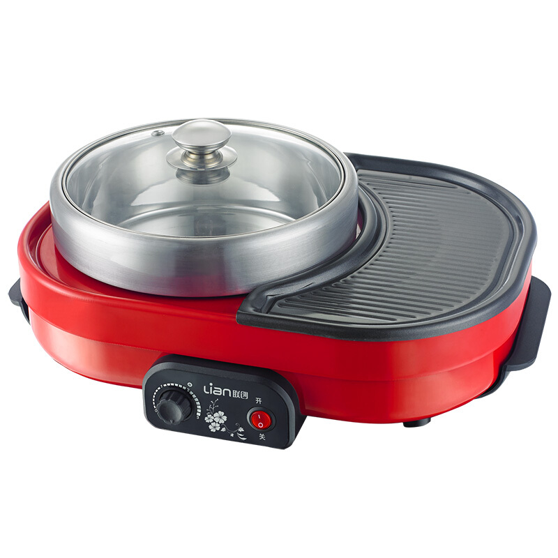 聯(lián)創(chuàng)（Lianc） DF-BL8008M 家用多功能一體無(wú)煙電烤盤烤涮一體鍋 4L_http://bzsa.cn/img/sp/524/98650271-7e2e-4792-a7f4-30aa991479e1.jpg