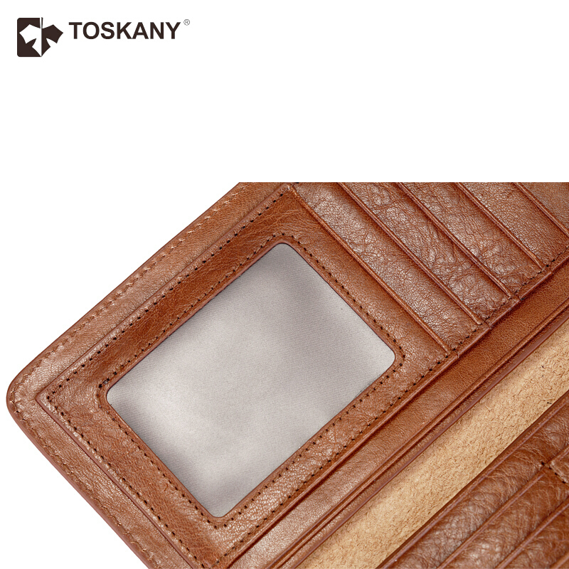 托斯卡尼（TOSKANY） TL66866 商務(wù)休閑男士長款錢夾/錢包 頭層牛皮 (棕色) _http://bzsa.cn/img/sp/525/da3c7c00-24f5-4d62-8149-341c83ba58ef.jpg