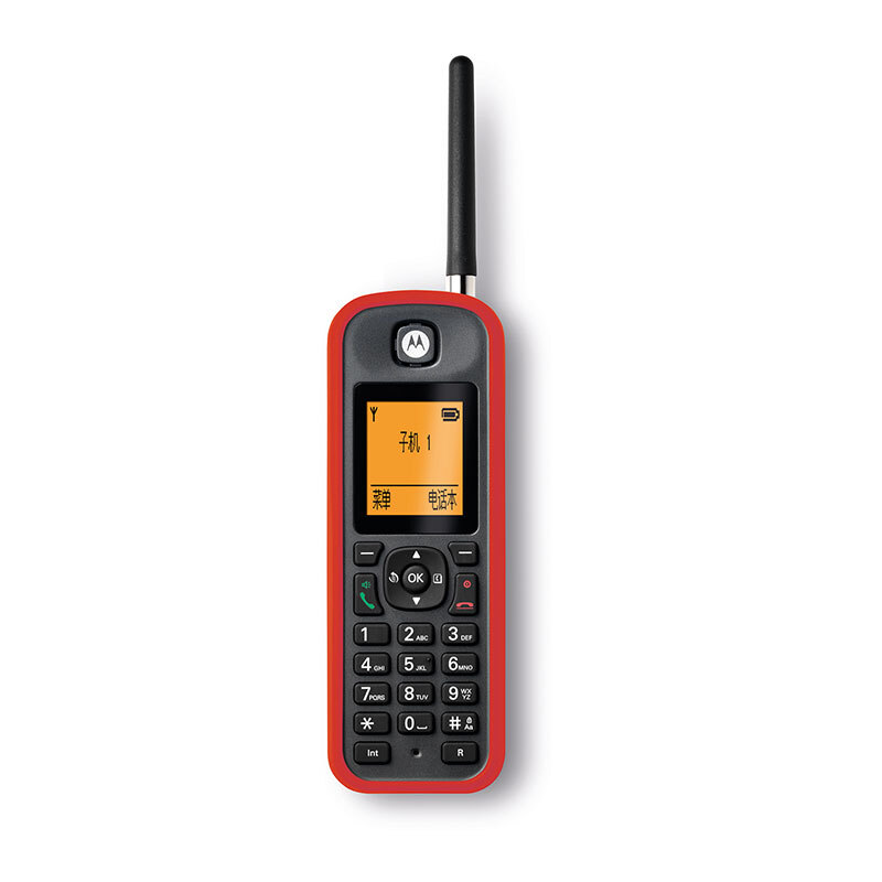 摩托羅拉（Motorola） O202C 電話機(jī) 遠(yuǎn)距離數(shù)字無繩套裝 橙色背光電話簿中英文顯示菜單可擴(kuò)展 無線座機(jī) （紅色）_http://bzsa.cn/img/sp/764/70c82c04-be7e-415e-ad23-90d32ba221e4.jpg