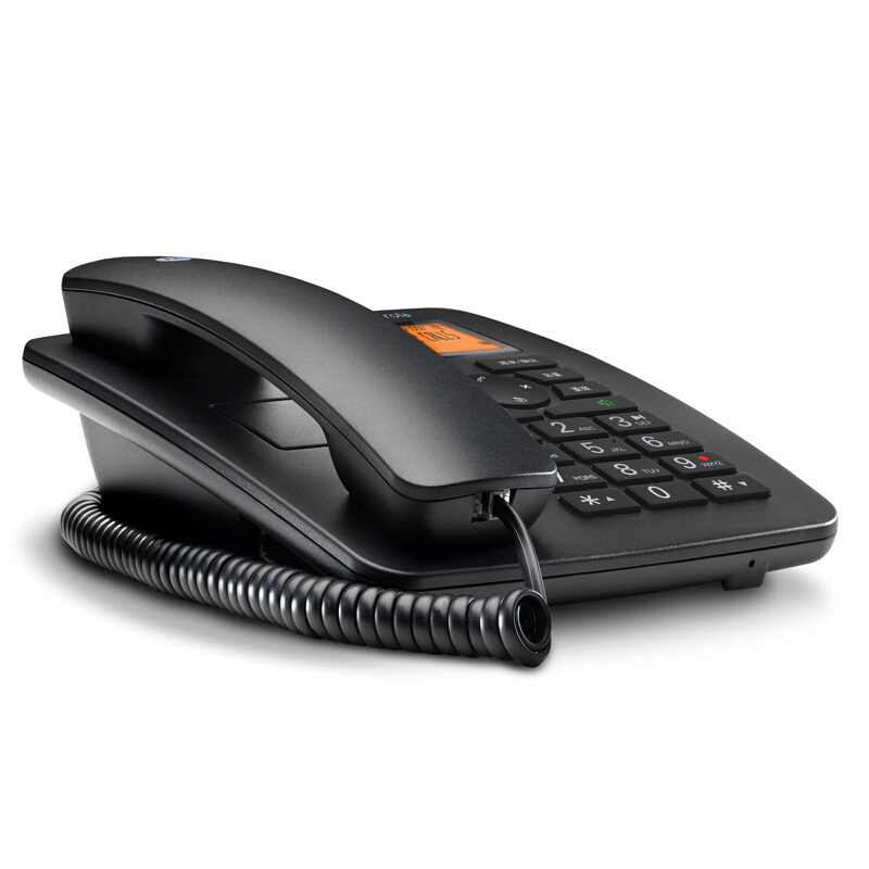 摩托羅拉（Motorola） CT111C 智能自動/手動插卡錄音電話機(jī)座機(jī)商務(wù)客服電話呼叫中心家用辦公固定座機(jī) （黑色）_http://bzsa.cn/img/sp/766/7590b632-3ef1-42fb-a6b1-71fd133694d9.jpg