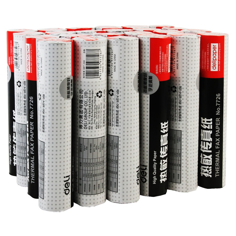 得力（deli） 7726 熱敏傳真紙(白)210mm*18.2m(卷)24卷裝_http://bzsa.cn/img/sp/82/a22fb835-a0ed-408e-acb8-928b063abf6a.jpg