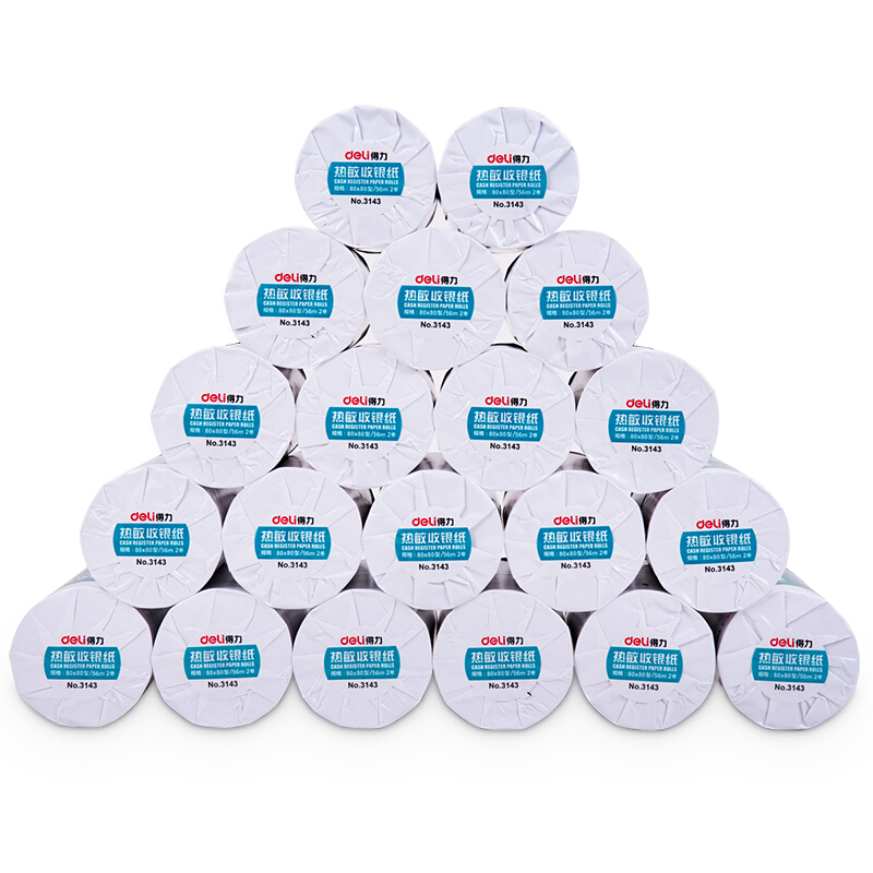 得力（deli） 3143 熱敏收銀紙80mm*80mm*56m(紅)20卷裝_http://bzsa.cn/img/sp/83/199f9bca-867f-403f-b8f3-2ee5367e378f.jpg