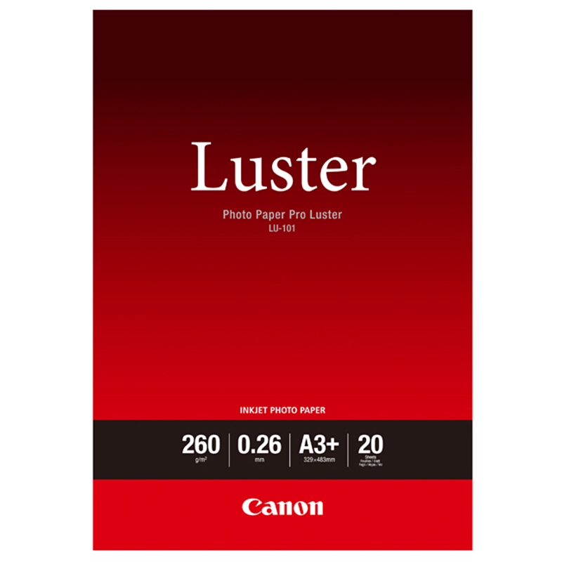 佳能（Canon） LU-101 專業(yè)絨面照片紙/相片紙 (A3+/20張) 