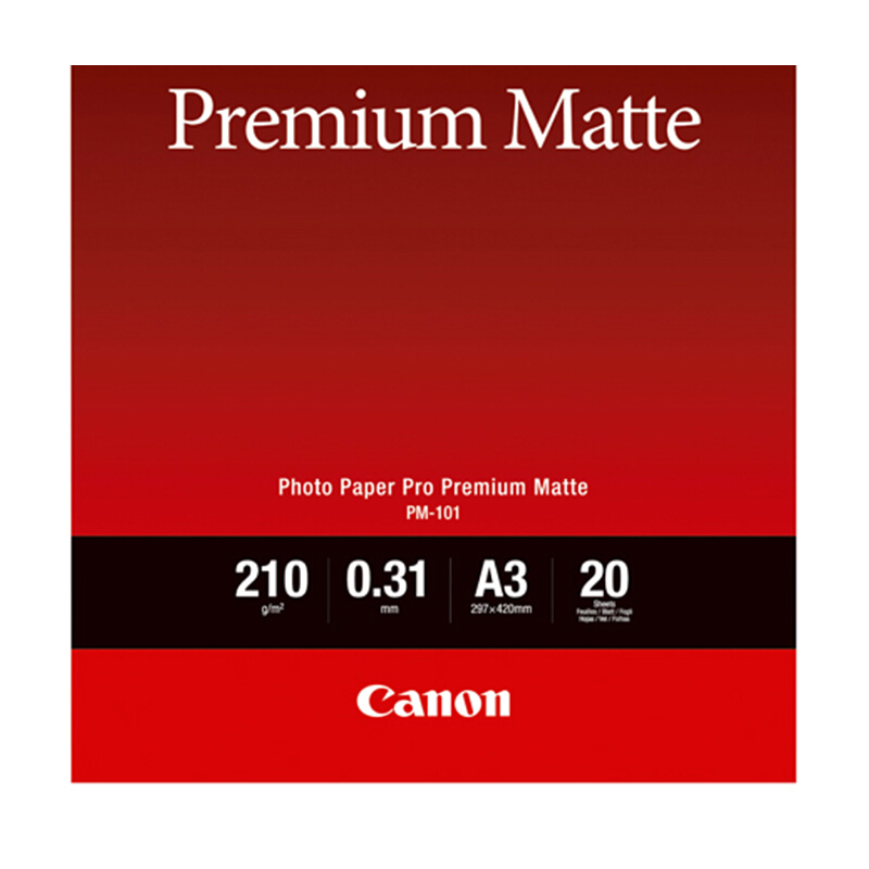 佳能（Canon） PM-101 專業(yè)無光澤照片紙/相片紙 (A3/20張) _http://bzsa.cn/img/sp/83/fa25bc16-14b6-4235-b489-0c0d36d2c573.jpg