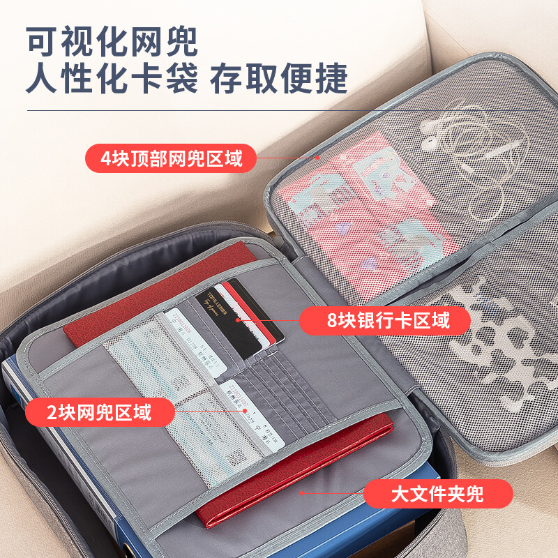得力(deli)大容量多功能文件袋 雙層 灰色 63758_http://bzsa.cn/newimg/C202208/1661932338431.jpg