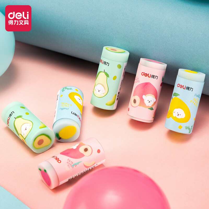 得力(deli)12塊水果橡皮擦 學(xué)生考試?yán)L圖橡皮 美術(shù)畫畫橡皮 71053_http://bzsa.cn/newimg/C202210/1666764592943.jpg