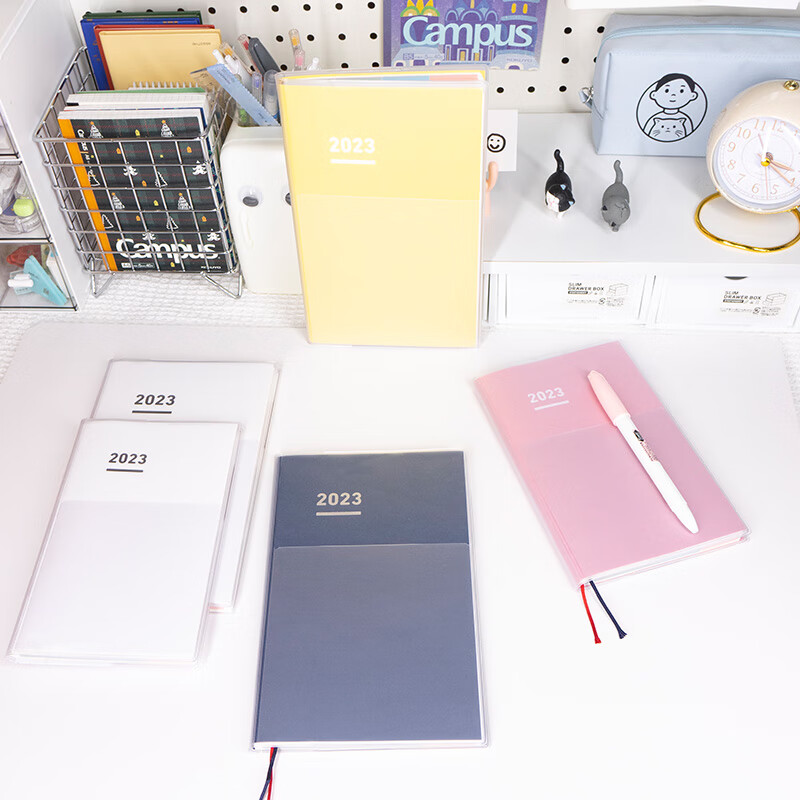 國譽(KOKUYO)日程筆記本子 黃色 WSG-NIJCD1Y-23-C_http://bzsa.cn/newimg/C202210/1666851673191.jpg