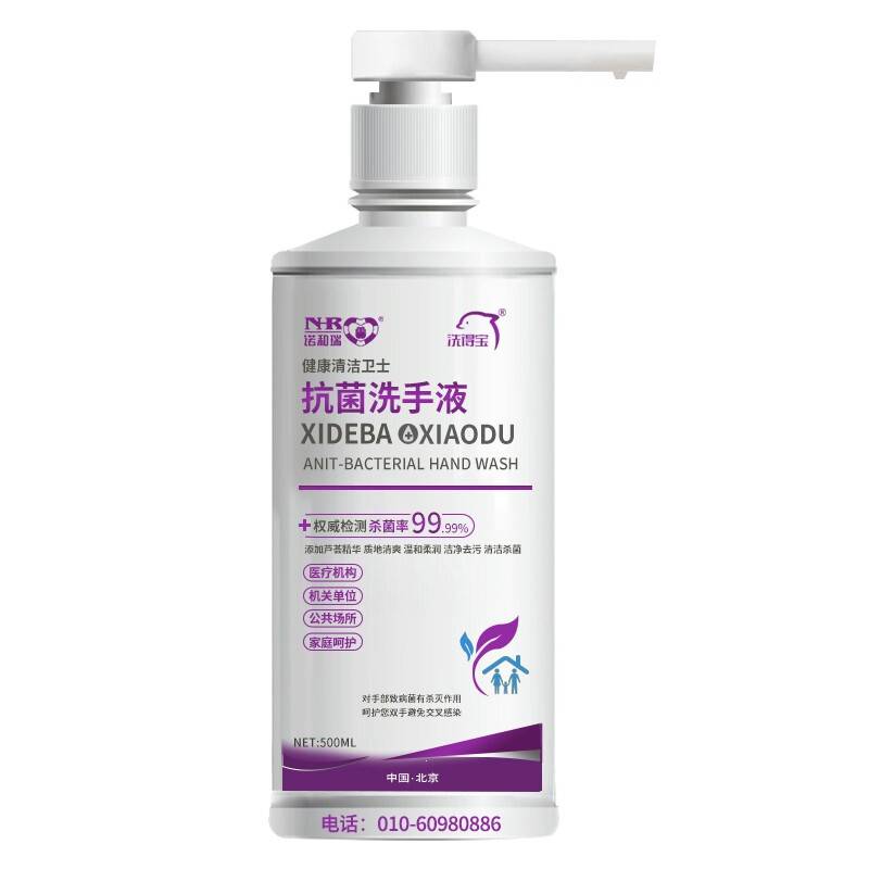 洗得寶 抗菌洗手液消毒洗手液 護(hù)膚保濕殺菌500ml/瓶_http://bzsa.cn/newimg/C202211/1668149420678.jpg