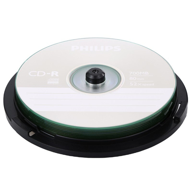 飛利浦（PHILIPS）CD-R光盤/刻錄盤 52速700M 桶裝10片_http://bzsa.cn/newimg/C202301/1672734006826.jpg