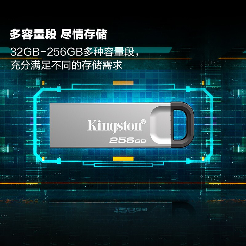 金士頓（Kingston）USB 3.2 Gen 1 U盤 DTKN256G_http://bzsa.cn/newimg/C202303/1679462962575.jpg