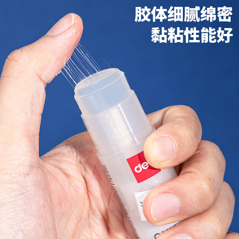 得力(deli)15g透明色ACR固體膠水24支裝 7107_http://bzsa.cn/newimg/C202303/1679649092651.jpg