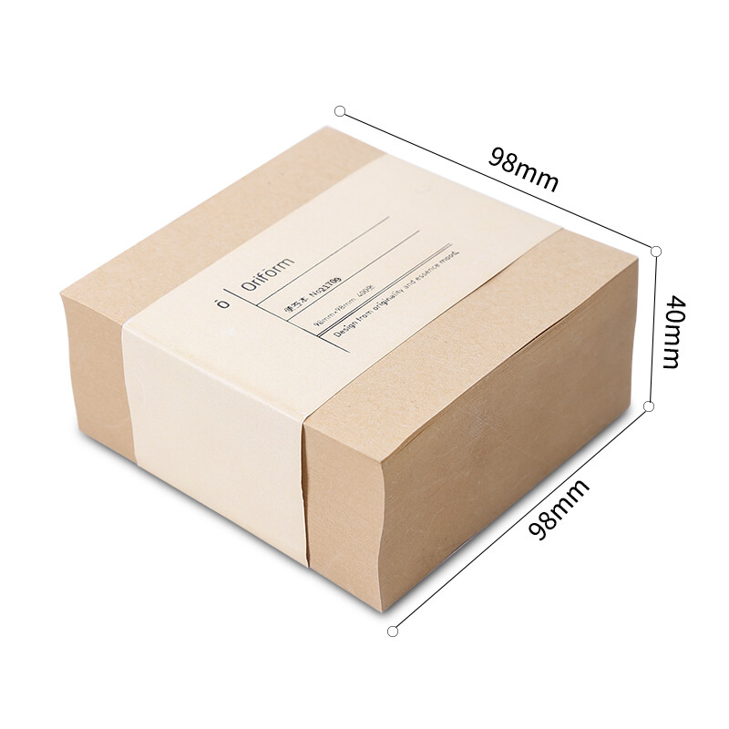 得力(deli)400張98*98mm簡約牛皮紙便筏本  21709_http://bzsa.cn/newimg/C202303/1679649414604.jpg