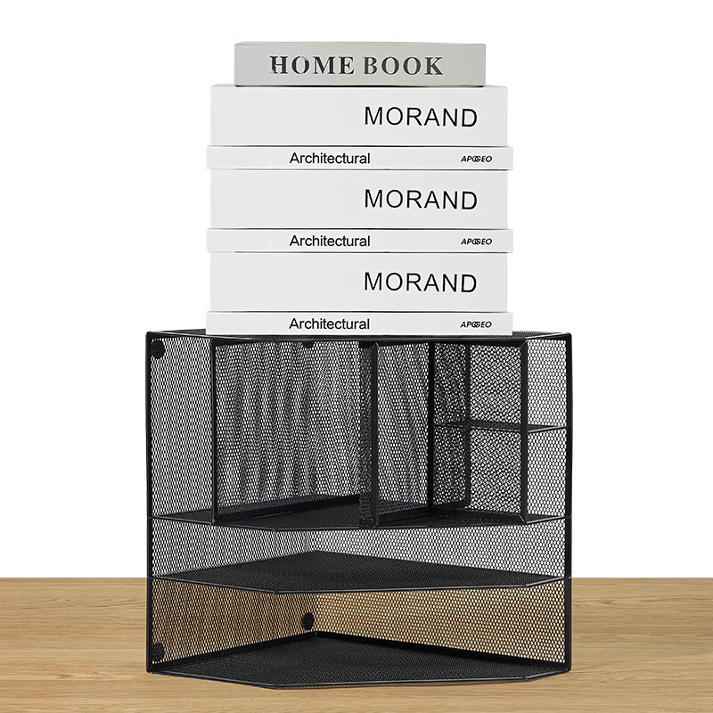 齊心(Comix)多功能7格金屬筆筒 黑色B2076_http://bzsa.cn/newimg/C202304/1681200704773.jpg