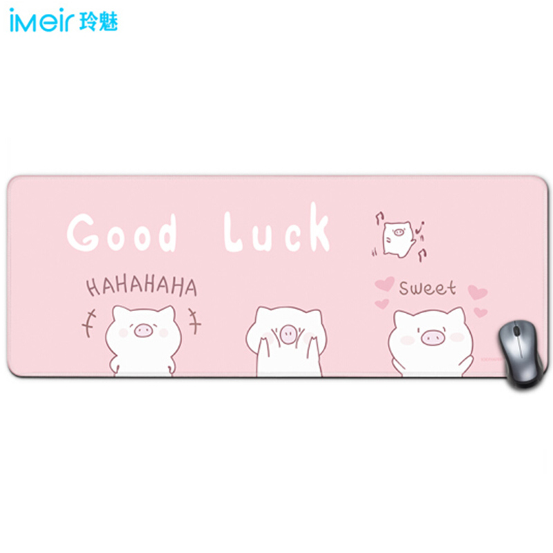 玲魅Linmath 鎖邊大號鼠標墊800*300MM【三只小豬】_http://bzsa.cn/newimg/C202304/1681201148658.jpg
