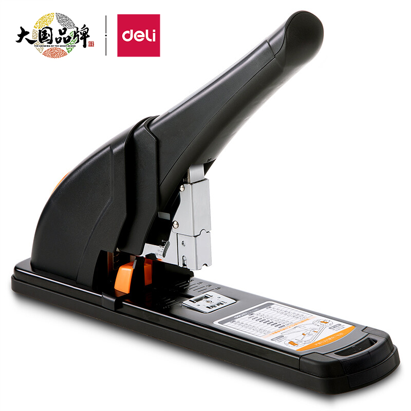 得力(deli)210頁省力重型大訂書機(jī)/訂書器 黑色0385_http://bzsa.cn/newimg/C202310/1697611087202.jpg