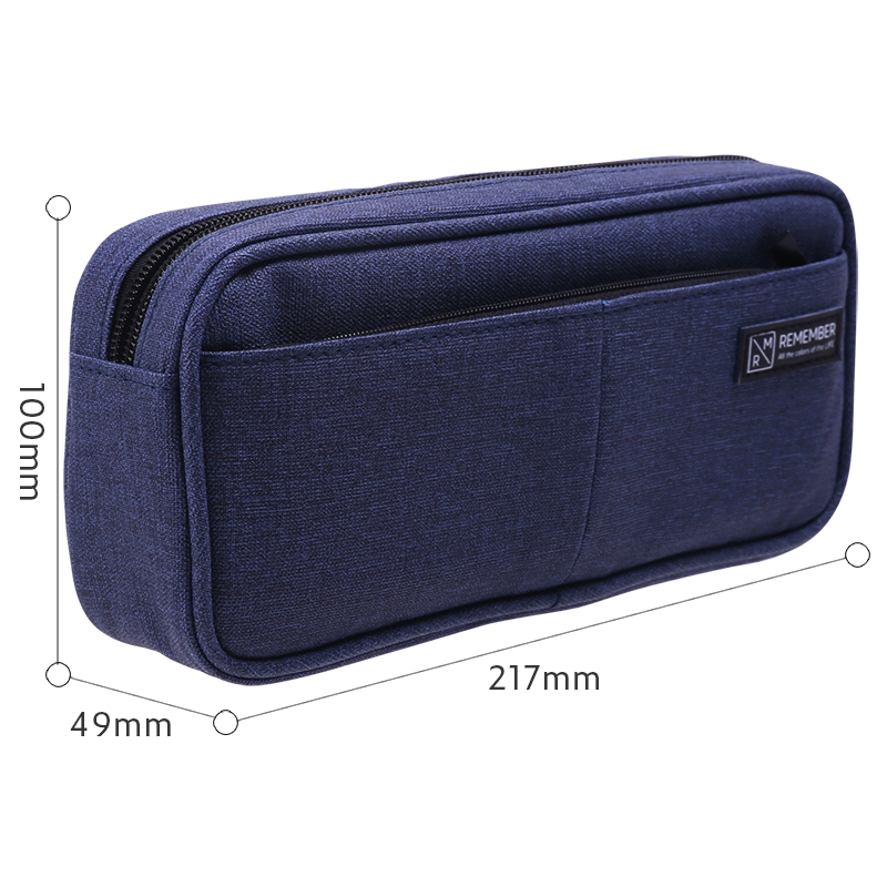 得力（deli） 多層大容量仿亞麻筆袋 深藍色66782_http://bzsa.cn/newimg/C202310/1697786162655.jpg