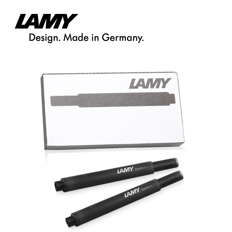 凌美（LAMY） 狩獵者/恒星鋼筆墨膽 墨囊 墨水筆一次性筆芯替換5支裝 T10 黑色_http://bzsa.cn/newimg/C202311/1699434720652.jpg