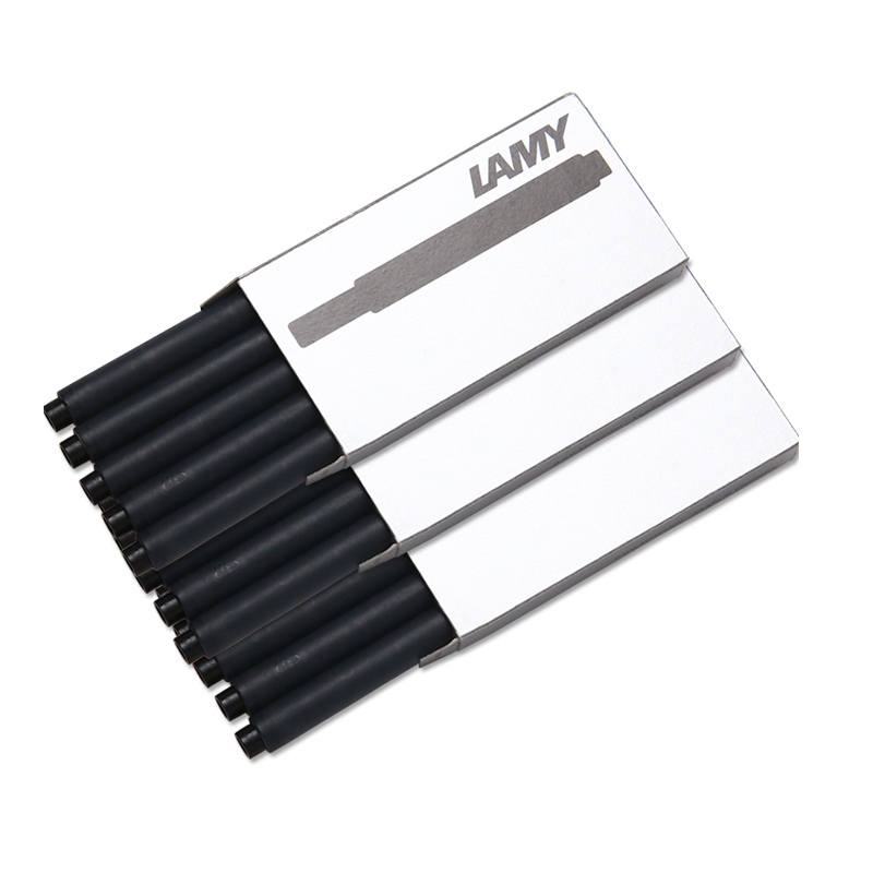 凌美（LAMY） 狩獵者/恒星鋼筆墨膽 墨囊 墨水筆一次性筆芯替換5支裝 T10 黑色_http://bzsa.cn/newimg/C202311/1699434721664.jpg